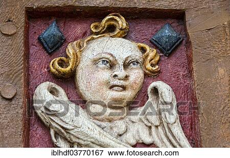 "Putto, wood carving, Alte Lateinschule Alfeld building, Alfeld, Lower Saxony, Germany, Europe" View Large Photo Image Stock Photo - "Putto, wood carving, Alte Lateinschule Alfeld building, Alfeld, Lower Saxony, Germany, Europe". Fotosearch