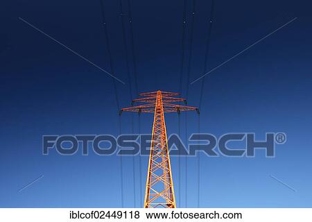 Stock Photo - "Pylon, energy transition and network expansion". Fotosearch