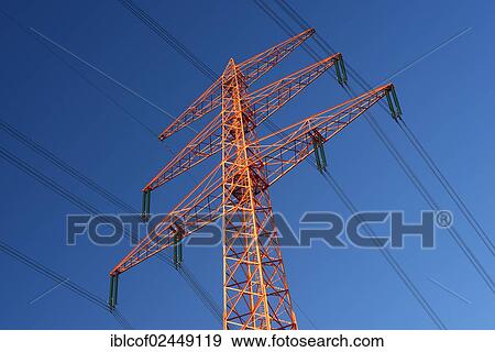 Stock Photo - "Pylon, energy transition and network expansion". Fotosearch