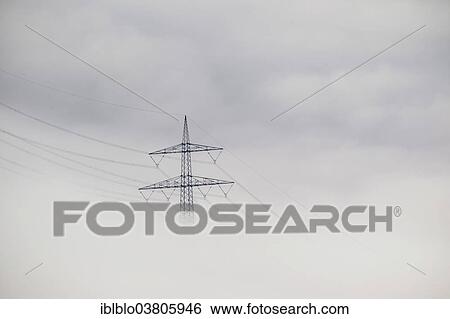 "Pylon in the fog, at Bestwig, Sauerland, North Rhine-Westphalia, Germany, Europe" View Large Photo Image Stock Photograph - "Pylon in the fog, at Bestwig, Sauerland, North Rhine-Westphalia, Germany, Europe". Fotosearch