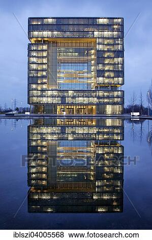 "Q1 building, ThyssenKrupp AG corporate headquarters, Essen, Ruhr district, North Rhine-Westphalia, Germany, Europe" View Large Photo Image Stock Photo - "Q1 building, ThyssenKrupp AG corporate headquarters, Essen, Ruhr district, North Rhine-Westphalia, Germany, Europe". Fotosearch
