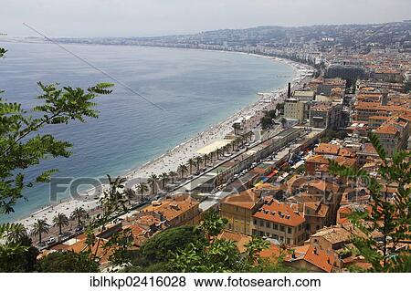 Quai des Anglais, cityscape, Nice, Cote d'Azur, France, Europe View Large Photo Image Stock Photo - Quai des Anglais, cityscape, Nice, Cote d'Azur, France, Europe. Fotosearch