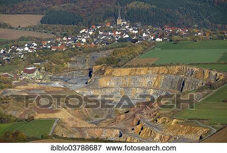 "Quarry of Ruthen, Kallenhardt, Sauerland area, North Rhine-Westphalia, Germany, Europe" View Large Photo Image Stock Photo - "Quarry of Ruthen, Kallenhardt, Sauerland area, North Rhine-Westphalia, Germany, Europe". Fotosearch