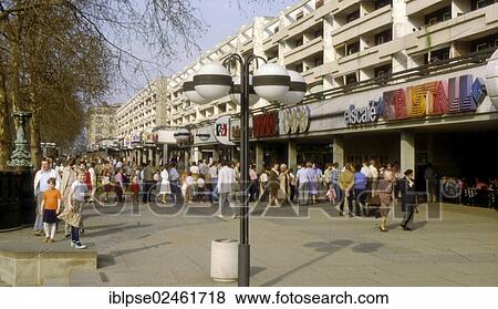 "Queue in front of the Eiscafe Kristall ice cream parlour in Dresden Neustadt, Hauptstrasse, in April 1985, Saxony, GDR, German Democratic Republic, Europe" View Large Photo Image Stock Photo - "Queue in front of the Eiscafe Kristall ice cream parlour in Dresden Neustadt, Hauptstrasse, in April 1985, Saxony, GDR, German Democratic Republic, Europe". Fotosearch