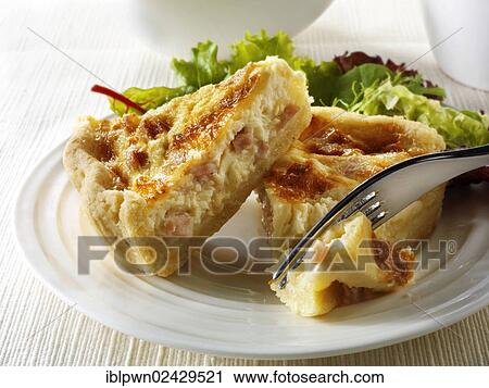 Quiche Lorraine slices View Large Photo Image Stock Image - Quiche Lorraine slices. Fotosearch