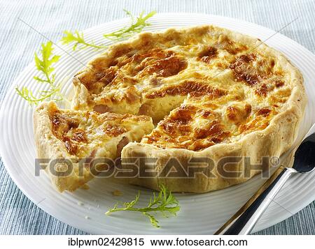 Quiche Lorraine View Large Photo Image Stock Photography - Quiche Lorraine. Fotosearch