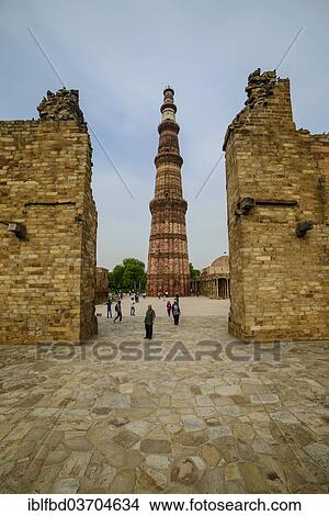 "Qutub Tower or Qutub Minar, an ancient Islamic monument, New Delhi, Delhi, India, Asia" View Large Photo Image Picture - "Qutub Tower or Qutub Minar, an ancient Islamic monument, New Delhi, Delhi, India, Asia". Fotosearch