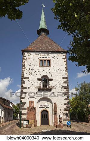 "Radbrunnen Tower on the Munsterberg, Breisach am Rhein, Upper Rhine, Baden-Wurttemberg, Germany, Europe" View Large Photo Image Stock Image - "Radbrunnen Tower on the Munsterberg, Breisach am Rhein, Upper Rhine, Baden-Wurttemberg, Germany, Europe". Fotosearch