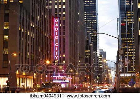 "Radio City Music Hall, 1260 Avenue of the Americas, New York City, New York, United States, North America" View Large Photo Image Stock Image - "Radio City Music Hall, 1260 Avenue of the Americas, New York City, New York, United States, North America". Fotosearch