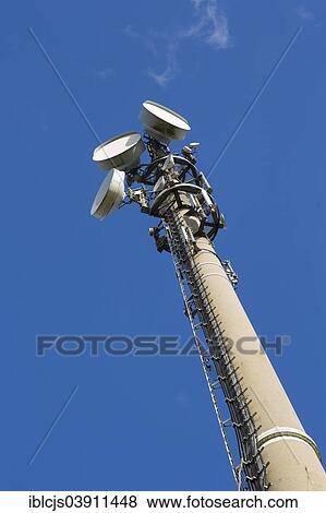 "Radio mast with aerials, North Rhine-Westphalia, Germany, Europe" View Large Photo Image Stock Photo - "Radio mast with aerials, North Rhine-Westphalia, Germany, Europe". Fotosearch