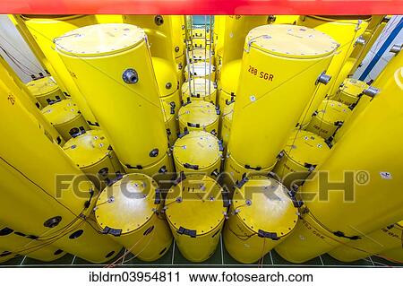 "Radioactive waste is stored in barrels and Castor containers prior to permanent waste storage, Nuclear Research Centre, Forschungszentrum Julich GmbH, Julich, North Rhine-Westphalia, Germany, Europe" View Large Photo Image Stock Image - "Radioactive waste is stored in barrels and Castor containers prior to permanent waste storage, Nuclear Research Centre, Forschungszentrum Julich GmbH, Julich, North Rhine-Westphalia, Germany, Europe". Fotosearch