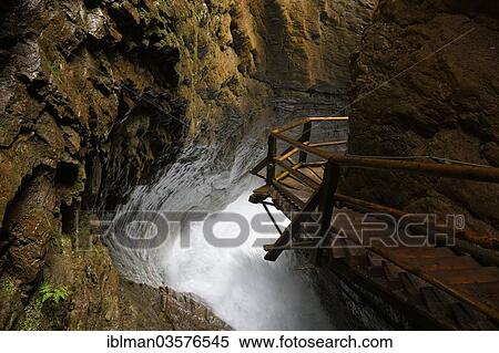 Stock Photography - "Raggaschlucht gorge, Molltal, Hohe Tauern, Flattach, Carinthia, Austria, Europe". Fotosearch