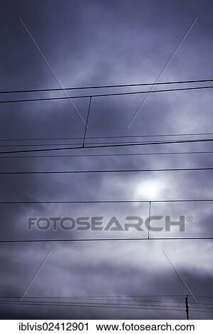 Railway power lines and storm clouds, Sweden, Europe View Large Photo Image Stock Image - Railway power lines and storm clouds, Sweden, Europe. Fotosearch