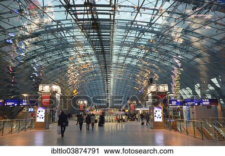 "Railway station for long-distance trains at Frankfurt am Main Airport, Frankfurt am Main, Hesse, Germany, Europe" View Large Photo Image Stock Image - "Railway station for long-distance trains at Frankfurt am Main Airport, Frankfurt am Main, Hesse, Germany, Europe". Fotosearch