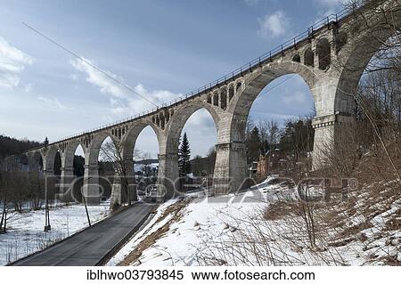 "Railway viaduct, Hammerwiesen, Federal Road 281, Lichte, Thuringia, Germany, Europe" View Large Photo Image Stock Photography - "Railway viaduct, Hammerwiesen, Federal Road 281, Lichte, Thuringia, Germany, Europe". Fotosearch