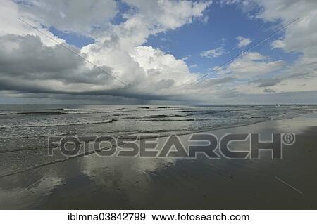 "Rain clouds approaching on the coast, Wangerooge, Friesland, Lower Saxony, Germany, Europe" View Large Photo Image Stock Photo - "Rain clouds approaching on the coast, Wangerooge, Friesland, Lower Saxony, Germany, Europe". Fotosearch