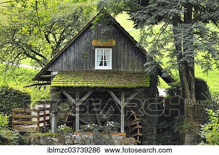 "Rainbauern-Muehle water mill, built in 1875, part of the Muehlenweg mill route, Ottenhofen im Schwarzwald, Black Forest, Baden-Wurttemberg, Germany, Europe" View Large Photo Image Stock Photograph - "Rainbauern-Muehle water mill, built in 1875, part of the Muehlenweg mill route, Ottenhofen im Schwarzwald, Black Forest, Baden-Wurttemberg, Germany, Europe". Fotosearch