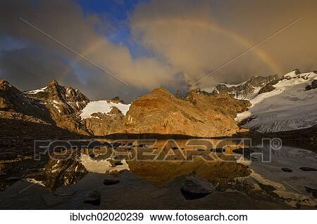 "Rainbow, Los Glaciares National Park, Patagonia, Argentina, South America" View Large Photo Image Stock Photo - "Rainbow, Los Glaciares National Park, Patagonia, Argentina, South America". Fotosearch