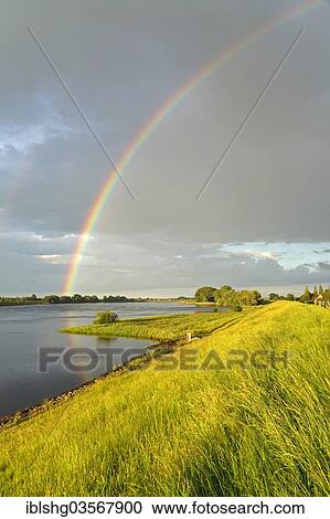 "Rainbow over the Elbe River, Rosenweide, Lower Saxony, Germany, Europe" View Large Photo Image Stock Image - "Rainbow over the Elbe River, Rosenweide, Lower Saxony, Germany, Europe". Fotosearch