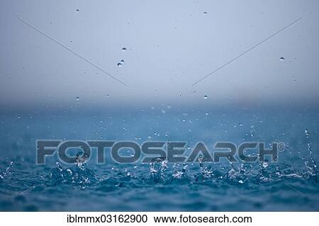 "Raindrops falling into the sea, Indonesia, Asia" View Large Photo Image Stock Image - "Raindrops falling into the sea, Indonesia, Asia". Fotosearch
