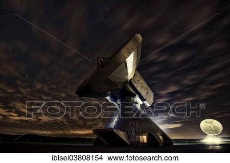 "Raisting ground station, starry sky, Upper Bavaria, Bavaria, Germany, Europe" View Large Photo Image Picture - "Raisting ground station, starry sky, Upper Bavaria, Bavaria, Germany, Europe". Fotosearch
