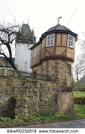"Rapunzel house, used by the famous painter Otto Ubbelohde to create a graphic for the Brothers Grimm fairytale """"Rapunzel"""", Amoenau district, town of Wetter, Marburg-Biedenkopf district, Hesse, Germany, Europe" View Large Photo Image Stock Photo - "Rapunzel house, used by the famous painter Otto Ubbelohde to create a graphic for the Brothers Grimm fairytale """"Rapunzel"""", Amoenau district, town of Wetter, Marburg-Biedenkopf district, Hesse, Germany, Europe". Fotosearch