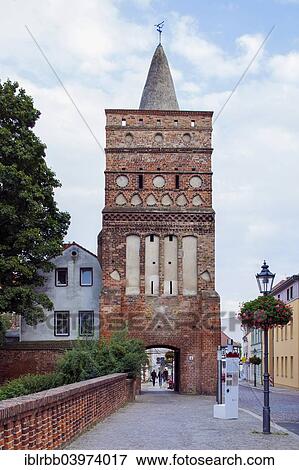 "Rathenower Torturm, defence tower and city gate of the medieval fortifications, Brandenburg an der Havel, Brandenburg, Germany, Europe" View Large Photo Image Stock Photo - "Rathenower Torturm, defence tower and city gate of the medieval fortifications, Brandenburg an der Havel, Brandenburg, Germany, Europe". Fotosearch