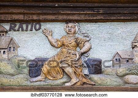 "Ratio, Latin for reason, wood carving, Alte Lateinschule Alfeld building, Alfeld, Lower Saxony, Germany, Europe" View Large Photo Image Stock Photo - "Ratio, Latin for reason, wood carving, Alte Lateinschule Alfeld building, Alfeld, Lower Saxony, Germany, Europe". Fotosearch