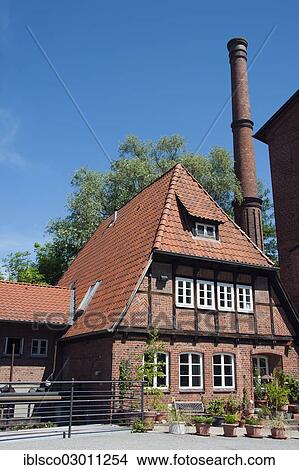 Picture - "Ratsmuehle mill, Luneburg, Lower Saxony, Germany, Europe". Fotosearch