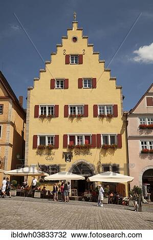 "Ratsstube Restaurant at Marktplatz square, historic centre, Rothenburg ob der Tauber, Tauber Valley, Franconia, Bavaria, Germany, Europe" View Large Photo Image Stock Image - "Ratsstube Restaurant at Marktplatz square, historic centre, Rothenburg ob der Tauber, Tauber Valley, Franconia, Bavaria, Germany, Europe". Fotosearch