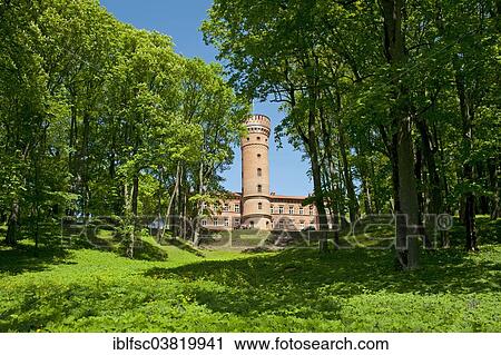 Stock Image - "Raudone Castle, Raudone, Lithuania, Baltic States, Europe". Fotosearch