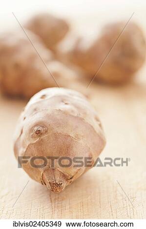 Raw Jerusalem artichokes (Helianthus tuberosus) View Large Photo Image Stock Photo - Raw Jerusalem artichokes (Helianthus tuberosus). Fotosearch