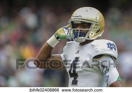 "RB George Atkinson, #4 Notre Dame, during the NCAA football game between the Navy and the Notre Dame on September 1, 2012 in Dublin, Ireland, Europe" View Large Photo Image Stock Photograph - "RB George Atkinson, #4 Notre Dame, during the NCAA football game between the Navy and the Notre Dame on September 1, 2012 in Dublin, Ireland, Europe". Fotosearch
