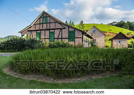 "Rebuilt German farm, near Pomerode, Santa Catarina, Brazil, South America" View Large Photo Image Stock Image - "Rebuilt German farm, near Pomerode, Santa Catarina, Brazil, South America". Fotosearch