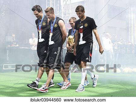 "Reception of the German national team after their victory at the FIFA World Cup 2014, fan party at the Brandenburg Gate, Berlin, Germany, Europe" View Large Photo Image Stock Image - "Reception of the German national team after their victory at the FIFA World Cup 2014, fan party at the Brandenburg Gate, Berlin, Germany, Europe". Fotosearch