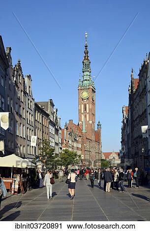 "Rechtstadt Town Hall and Long Lane, Gdansk, Pomeranian Voivodeship, Poland, Europe" View Large Photo Image Stock Image - "Rechtstadt Town Hall and Long Lane, Gdansk, Pomeranian Voivodeship, Poland, Europe". Fotosearch