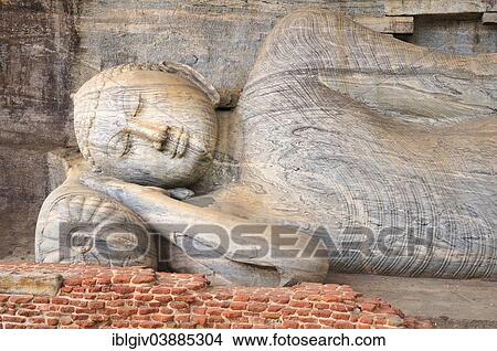 "Reclining Buddha, Gal Vihara, UNESCO World Heritage Site, Polonnaruwa, North Central Province, Sri Lanka, Asia" View Large Photo Image Picture - "Reclining Buddha, Gal Vihara, UNESCO World Heritage Site, Polonnaruwa, North Central Province, Sri Lanka, Asia". Fotosearch