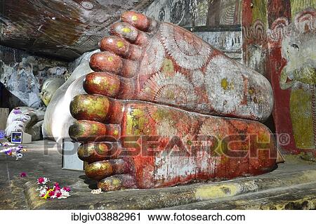 "Reclining Buddha in one of the cave temples of the Golden Temple, UNESCO World Heritage Site, Dambulla, Central Province, Sri Lanka, Asia" View Large Photo Image Stock Image - "Reclining Buddha in one of the cave temples of the Golden Temple, UNESCO World Heritage Site, Dambulla, Central Province, Sri Lanka, Asia". Fotosearch