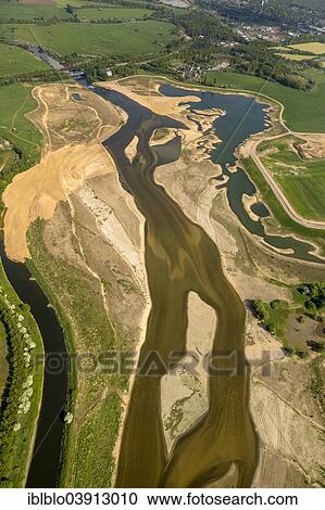 "Reconstruction of the mouth of the Lippe River by the Lippeverband water management association, Rhine River estuary, aerial photo, Wesel, Ruhr district, North Rhine-Westphalia, Germany, Europe" View Large Photo Image Stock Image - "Reconstruction of the mouth of the Lippe River by the Lippeverband water management association, Rhine River estuary, aerial photo, Wesel, Ruhr district, North Rhine-Westphalia, Germany, Europe". Fotosearch