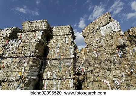 "Recycling of paper and cardboard, France, Europe" View Large Photo Image Stock Image - "Recycling of paper and cardboard, France, Europe". Fotosearch