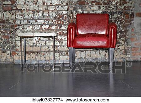 "Red armchair in front of an old brick wall, Tanzhaus NRW, dance theatre, Dusseldorf, North Rhine-Westphalia, Germany, Europe" View Large Photo Image Picture - "Red armchair in front of an old brick wall, Tanzhaus NRW, dance theatre, Dusseldorf, North Rhine-Westphalia, Germany, Europe". Fotosearch