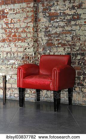 "Red armchair in front of an old brick wall, Tanzhaus NRW, dance theatre, Dusseldorf, North Rhine-Westphalia, Germany, Europe" View Large Photo Image Stock Image - "Red armchair in front of an old brick wall, Tanzhaus NRW, dance theatre, Dusseldorf, North Rhine-Westphalia, Germany, Europe". Fotosearch