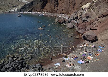 "Red Beach, Kokkini Ammos, near Akrotiri, Santorini, Cyclades, Greek Islands, Greece, Europe" View Large Photo Image Stock Photograph - "Red Beach, Kokkini Ammos, near Akrotiri, Santorini, Cyclades, Greek Islands, Greece, Europe". Fotosearch