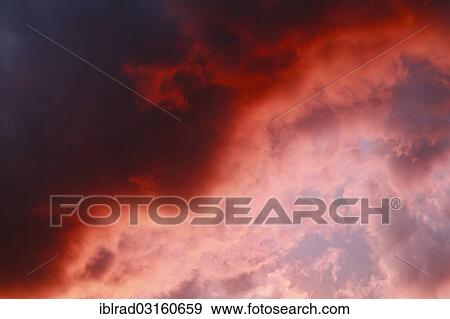 "Red clouds, evening sky, Slavonia, Croatia, Europe" View Large Photo Image Stock Photo - "Red clouds, evening sky, Slavonia, Croatia, Europe". Fotosearch