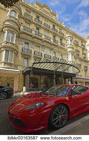 "Red Ferrari parked in front of the Hermitage Hotel, Monte Carlo, Monaco, Monaco, Europe" View Large Photo Image Stock Photo - "Red Ferrari parked in front of the Hermitage Hotel, Monte Carlo, Monaco, Monaco, Europe". Fotosearch