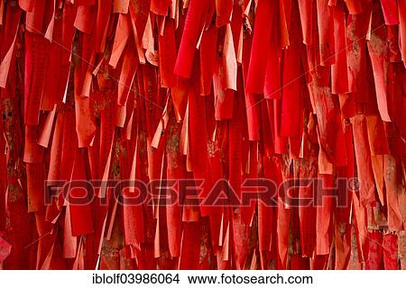 "Red luck or wishing papers on a wall in the temple, Ciqikou, Chongqing, China, Asia" View Large Photo Image Picture - "Red luck or wishing papers on a wall in the temple, Ciqikou, Chongqing, China, Asia". Fotosearch