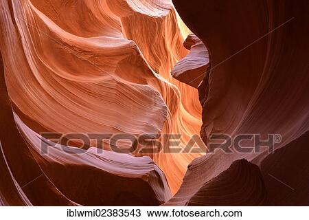 "Red sandstone of the Moenkopi Formation, rock formations, colors and patterns, Lower Antelope Slot Canyon, Corkscrew Canyon, Page, Navajo Nation Reservation, Arizona, USA" View Large Photo Image Stock Image - "Red sandstone of the Moenkopi Formation, rock formations, colors and patterns, Lower Antelope Slot Canyon, Corkscrew Canyon, Page, Navajo Nation Reservation, Arizona, USA". Fotosearch