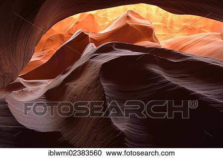 "Red sandstone of the Moenkopi Formation, rock formations, colors and patterns, Lower Antelope Slot Canyon, Corkscrew Canyon, Page, Navajo Nation Reservation, Arizona, USA" View Large Photo Image Stock Image - "Red sandstone of the Moenkopi Formation, rock formations, colors and patterns, Lower Antelope Slot Canyon, Corkscrew Canyon, Page, Navajo Nation Reservation, Arizona, USA". Fotosearch
