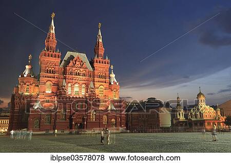 "Red Square, Krasnaya Ploshchad, with the State Historical Museum and the Mother of God of Kazan Cathedral, in a stormy atmosphere, in the evening, Moskau, Moscow Oblast, Russia, Europe" View Large Photo Image Stock Photo - "Red Square, Krasnaya Ploshchad, with the State Historical Museum and the Mother of God of Kazan Cathedral, in a stormy atmosphere, in the evening, Moskau, Moscow Oblast, Russia, Europe". Fotosearch
