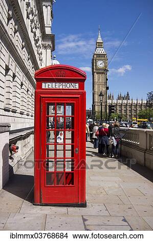 "Red telephone box, Big Ben or Elizabeth Tower at back, London, London region, England, United Kingdom, Europe" View Large Photo Image Picture - "Red telephone box, Big Ben or Elizabeth Tower at back, London, London region, England, United Kingdom, Europe". Fotosearch